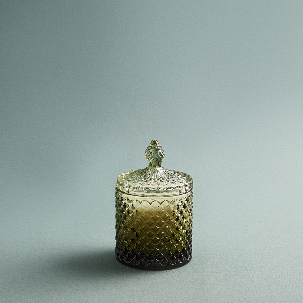 Свеча ароматическая оливковый 10х12 см